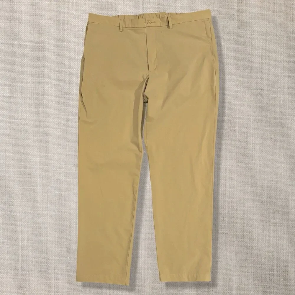 Polo Ralph Lauren Pants Mens 38x30 Classic Fit Stretch Chino Khaki Dress Casual